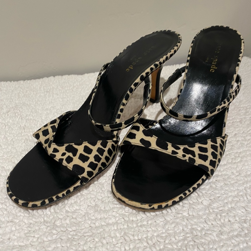 kate spade New York Women's Giraffe Print Slide SandalsSz 7.5 B